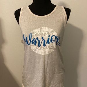 Like New Warriors baseball tank top
